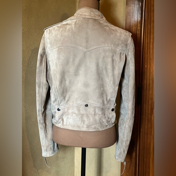Ralph Lauren Purple Label Suede Jacket Size 10 - Picture 2 of 6